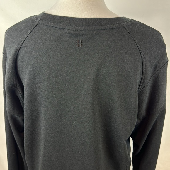 Sweaty Betty After Class Cotton Blend Cropped Black Sweatshirt Size‎ M - NEW - Picture 10 of 14